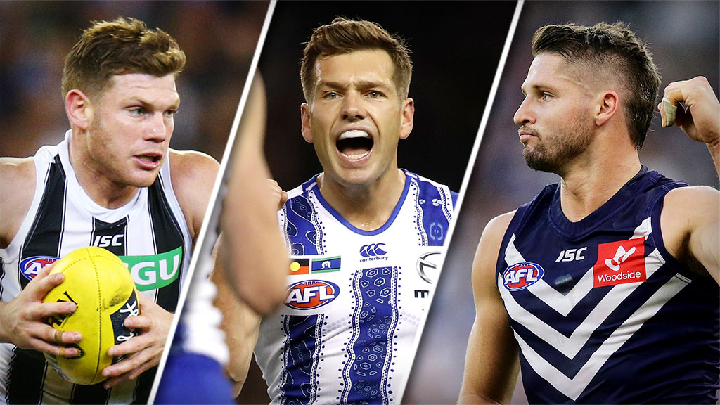 In-The-Mix-R18-AFL-2019.jpg Taylor Adams, Shaun Higgins and Jesse Hogan are all chances to return from injury this week - AFL,Adelaide Crows,Brisbane Lions,Carlton Blues,Collingwood Magpies,Essendon Bombers,Fremantle Dockers,Geelong Cats,Gold Coast Suns,GWS Giants,Hawthorn Hawks,Melbourne Demons,North Melbourne Kangaroos,Port Adelaide Power,Richmond Tigers,St Kilda Saints,Sydney Swans,West Coast Eagles,Western Bulldogs,News,In the Mix
